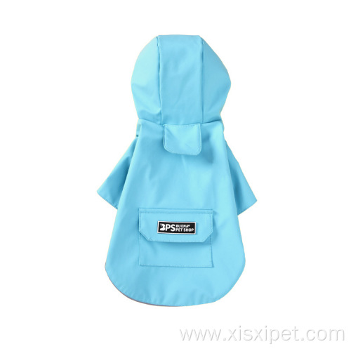 2020 new waterproof pet clothes outdoor dog raincoat